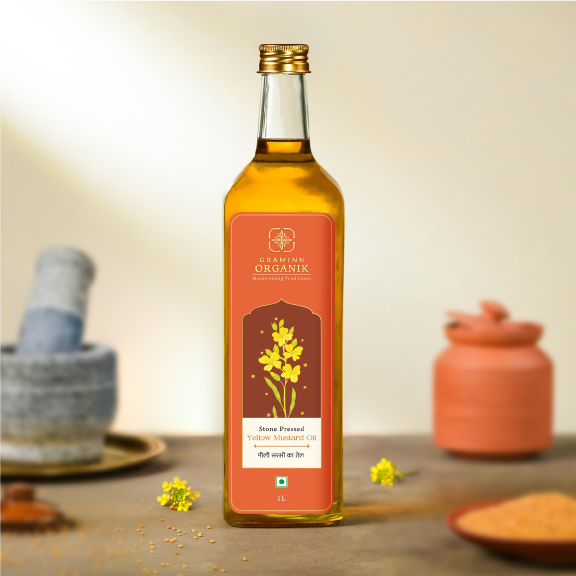 Stone Pressed Yellow Mustard Oil