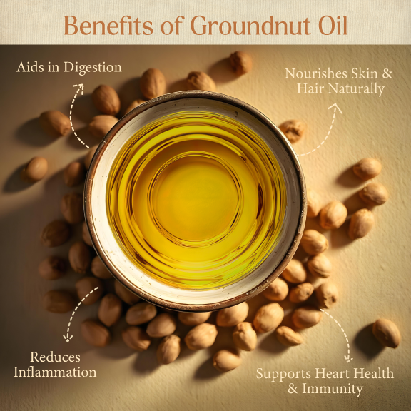 Graminn Organik Groundnut Oil