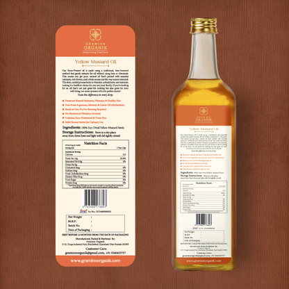 Stone Pressed Yellow Mustard Oil